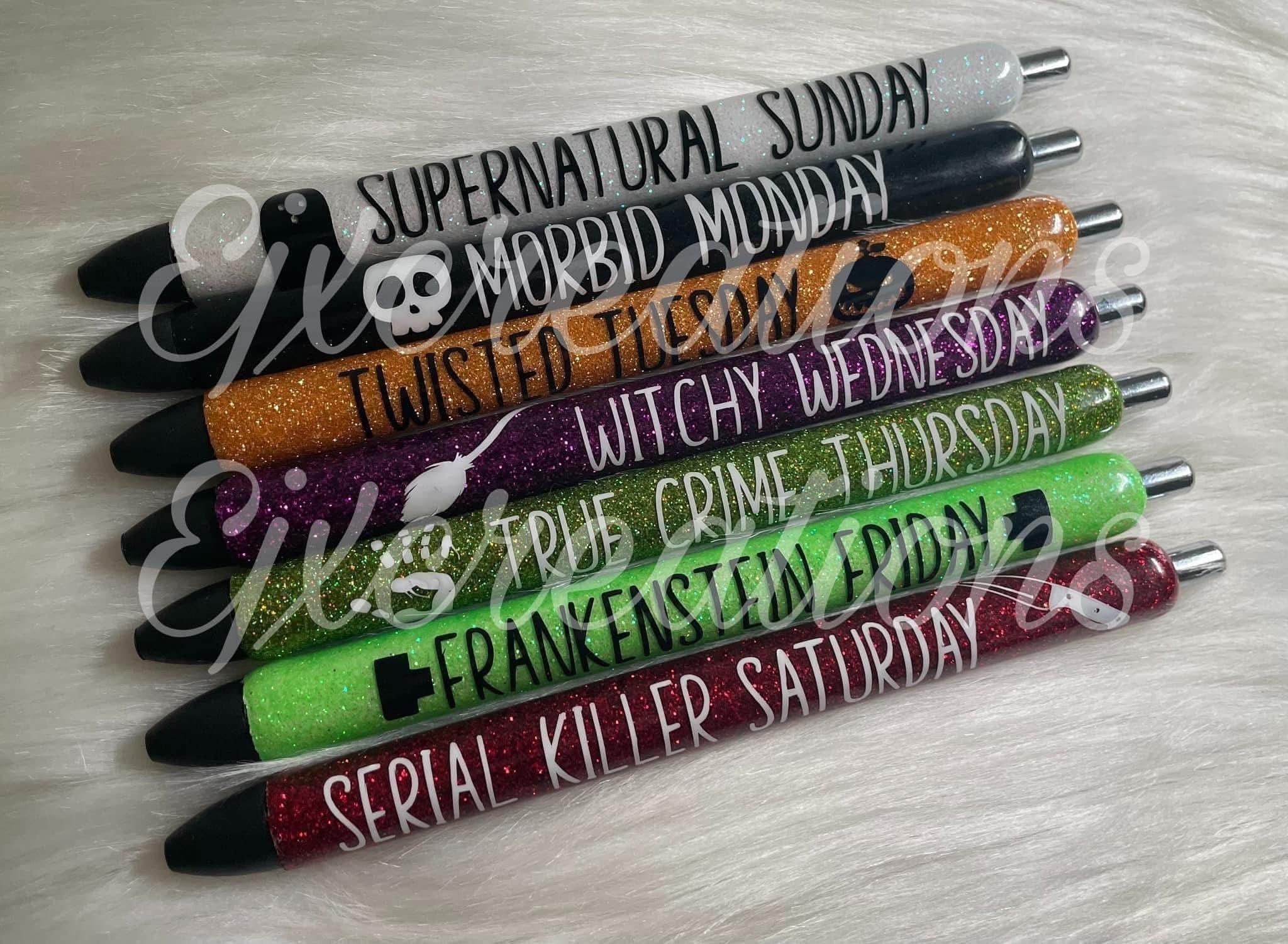Spooky pen set