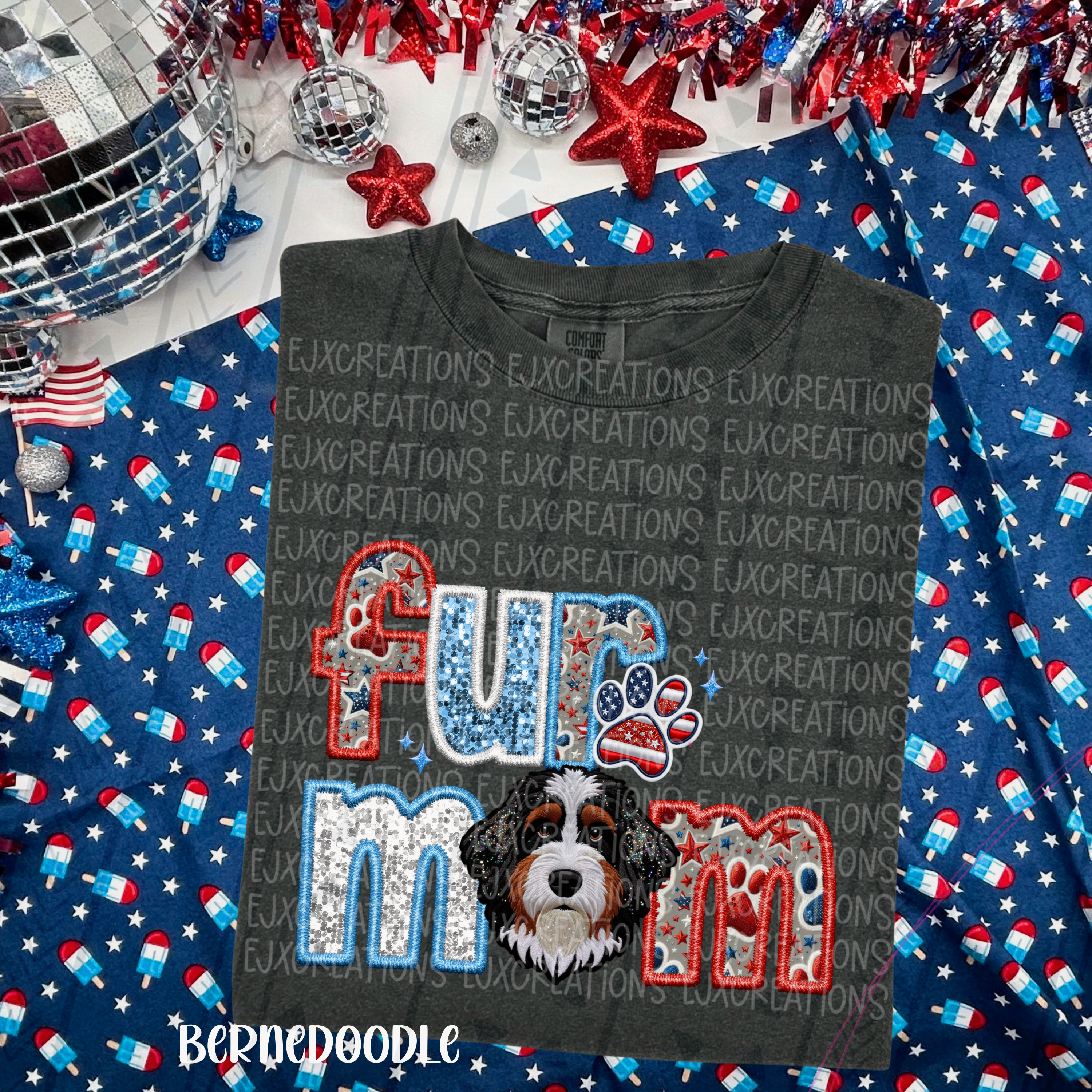 Fur mom, multiple breed options — breeds after color charts (swipe)