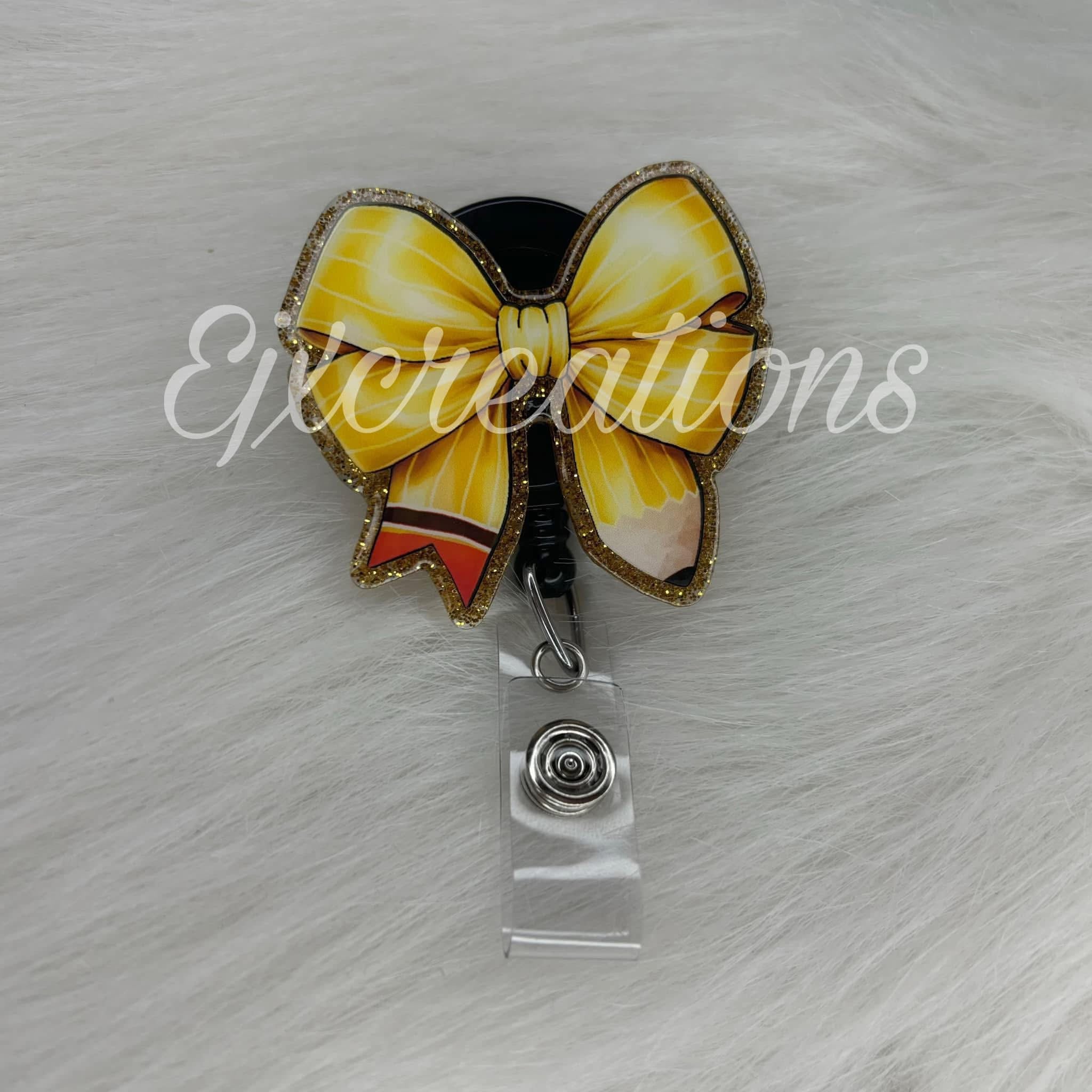 Pencil bow, yellow