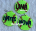 Softball bag tags