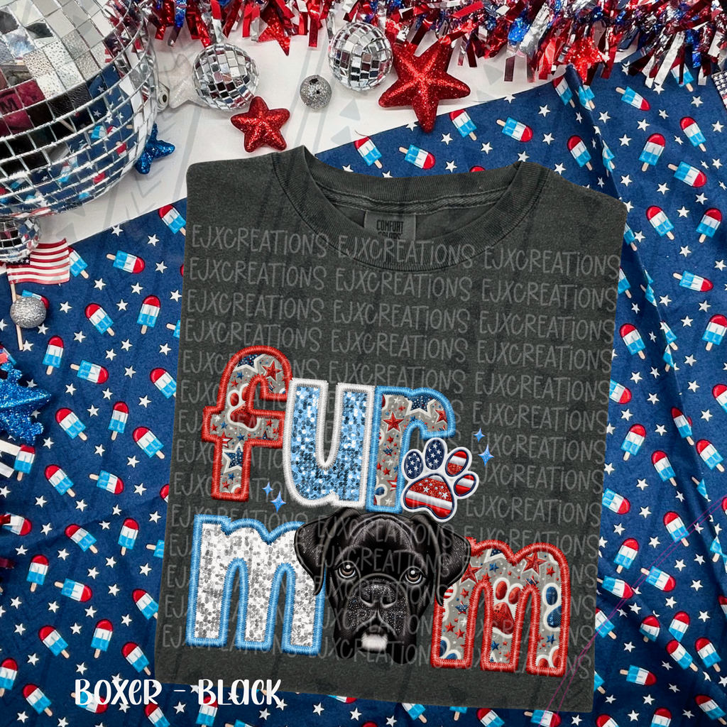 Fur mom, multiple breed options — breeds after color charts (swipe)