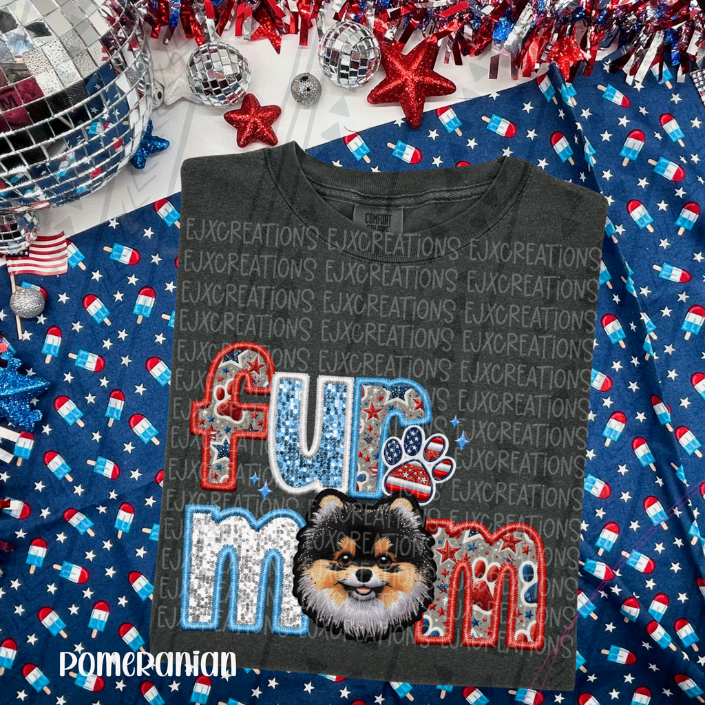 Fur mom, multiple breed options — breeds after color charts (swipe)