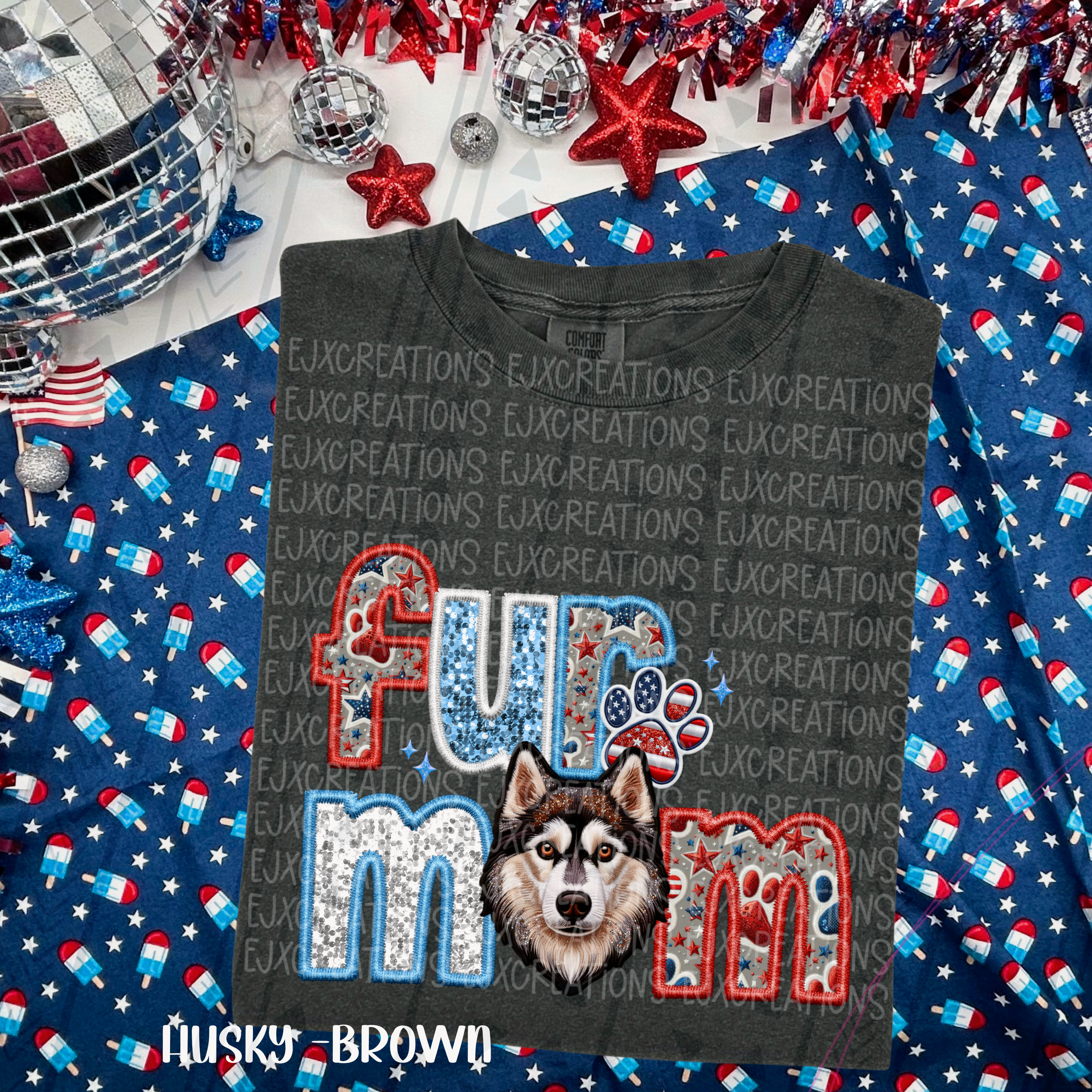 Fur mom, multiple breed options — breeds after color charts (swipe)