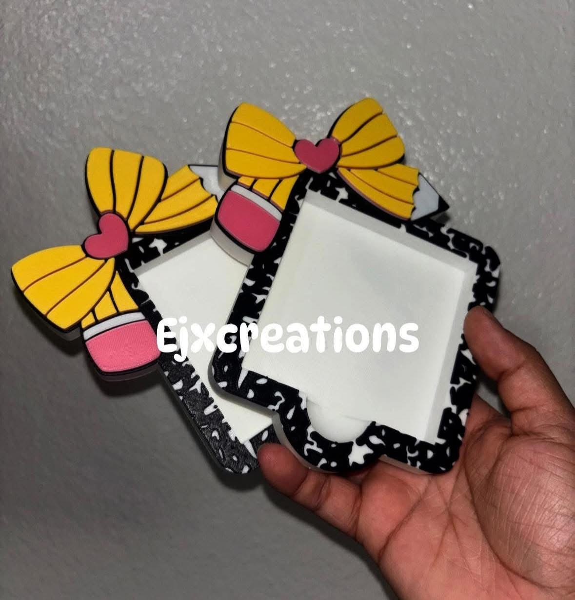 Sticky notepad holder
