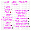 Fur mom, multiple breed options — breeds after color charts (swipe)